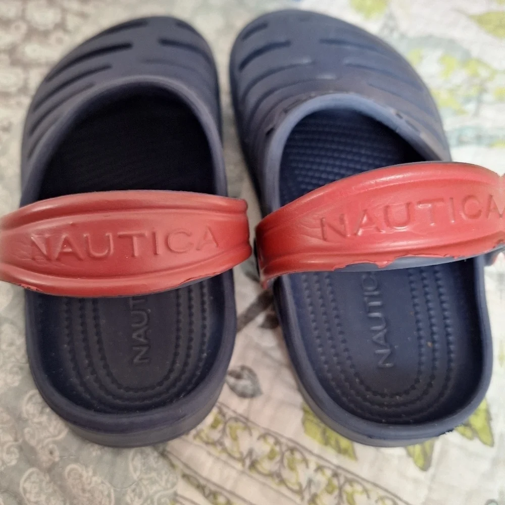 Nautica Blue Water Shoes Breathable Slip-On Design